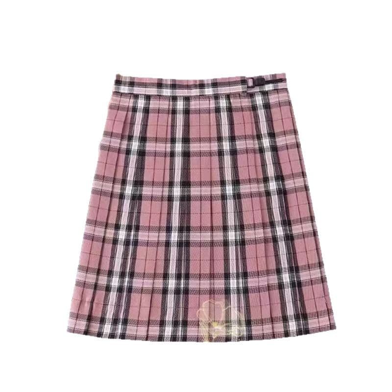 制服スカート 制服スカート 華やかチェックプリーツミニスカート