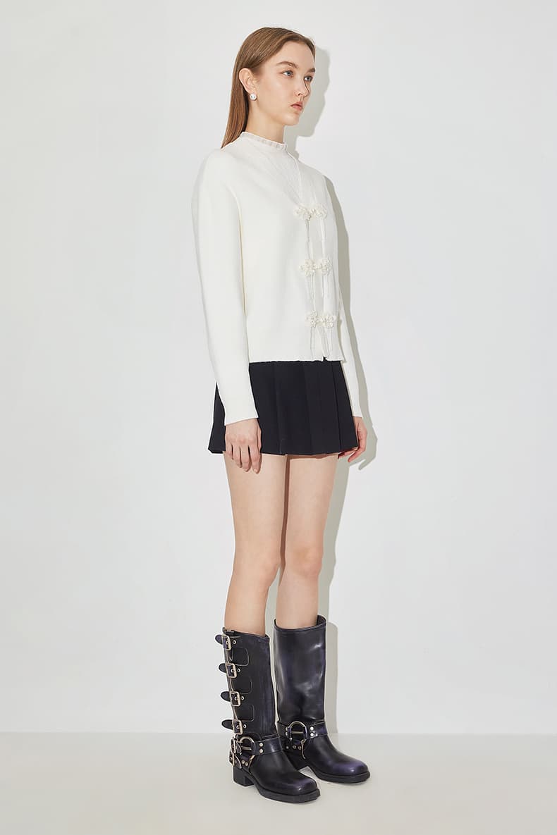 制服スカート プリーツ巻きミニスカート