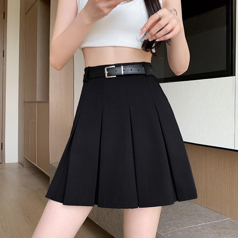 プリーツ制服スカート クラシカル