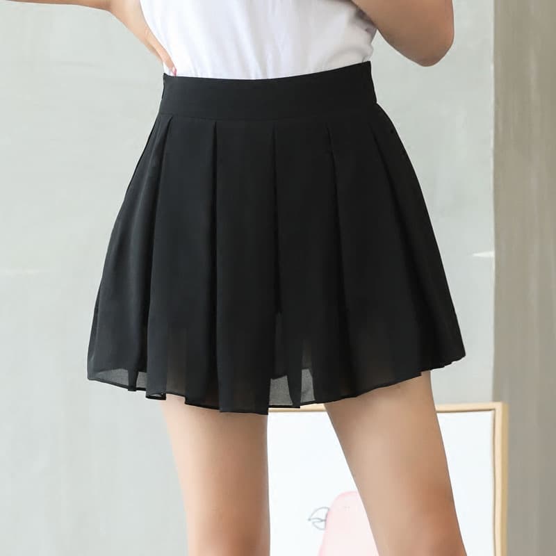 制服スカート 制服スカート 優美なプリーツ式キュロットスカート