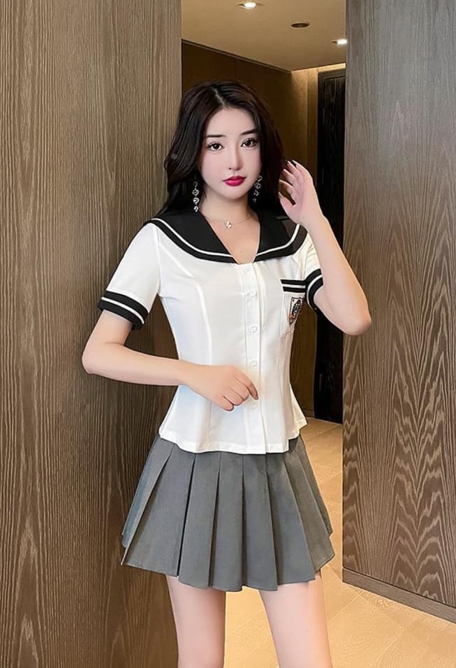 制服スカート プリーツ制服巻きスカート