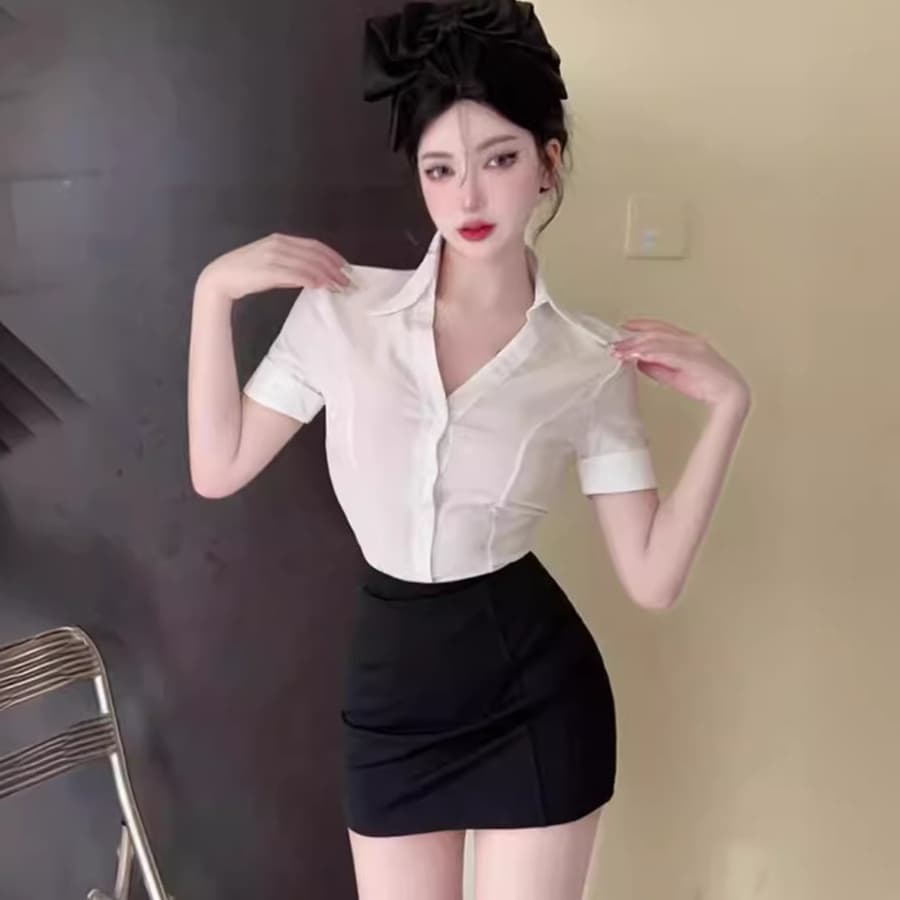 制服スカート フォーマルミニタイトスカート