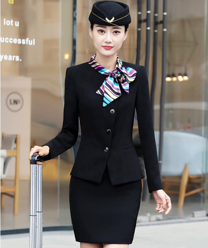 スタイリッシュ エアライン制服スカート