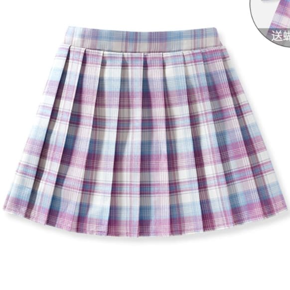 制服スカート きちんと感際立つ学生プリーツスカート