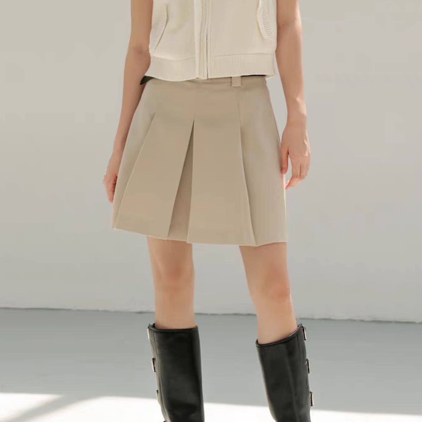 制服スカート 制服スカート すっきりプリーツ制服ミニスカート