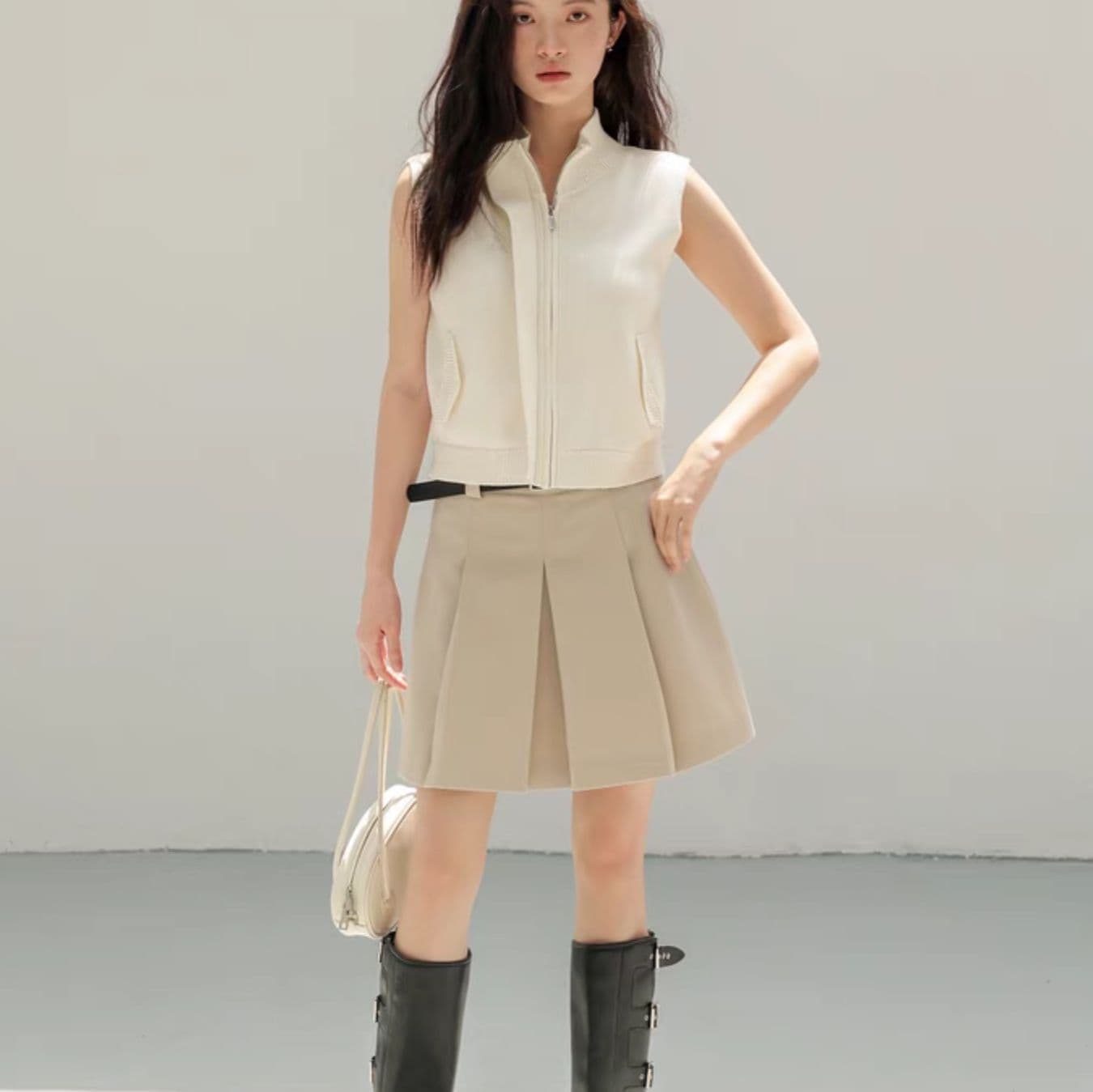 制服スカート 制服スカート すっきりプリーツ制服ミニスカート