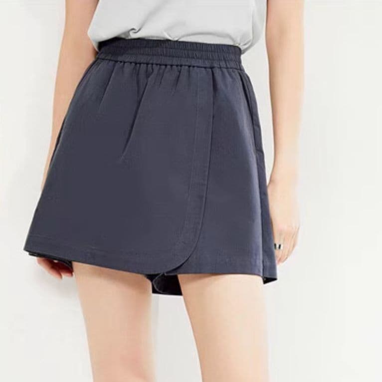 制服スカート 制服スカート すっきりシルエット キュロットスカート