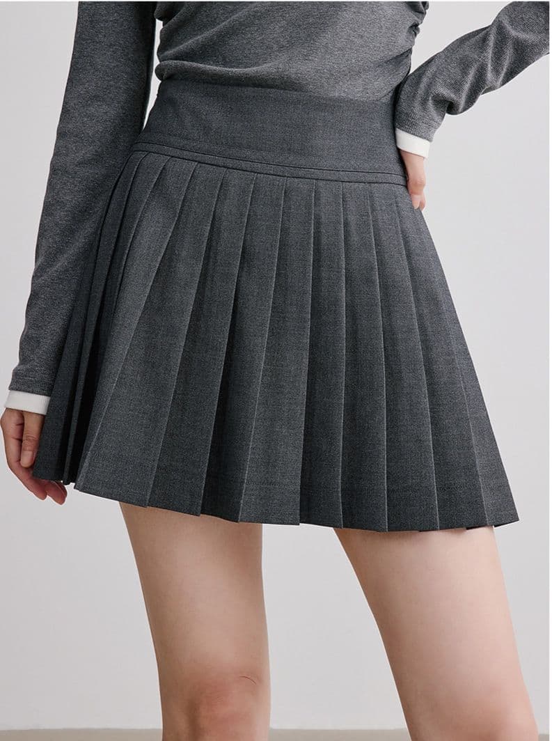 制服スカート 制服スカート 本布仕立て 細プリーツセーラースカート