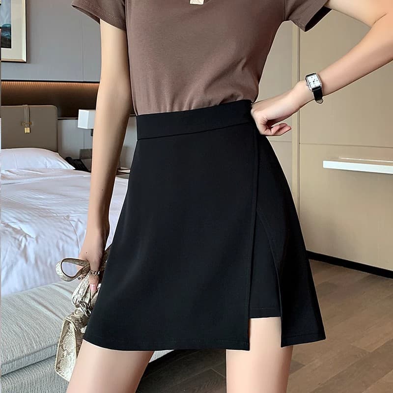 制服スカート アシンメトリーラップ制服スカート
