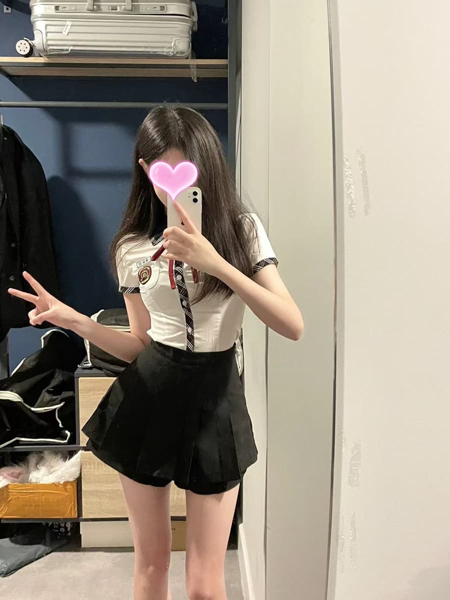 制服スカート 制服スカート クラシック風リボン付きセーラー制服