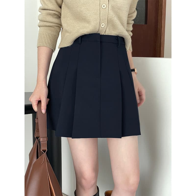 制服スカート 制服スカート プリーツ美シルエットキュロット