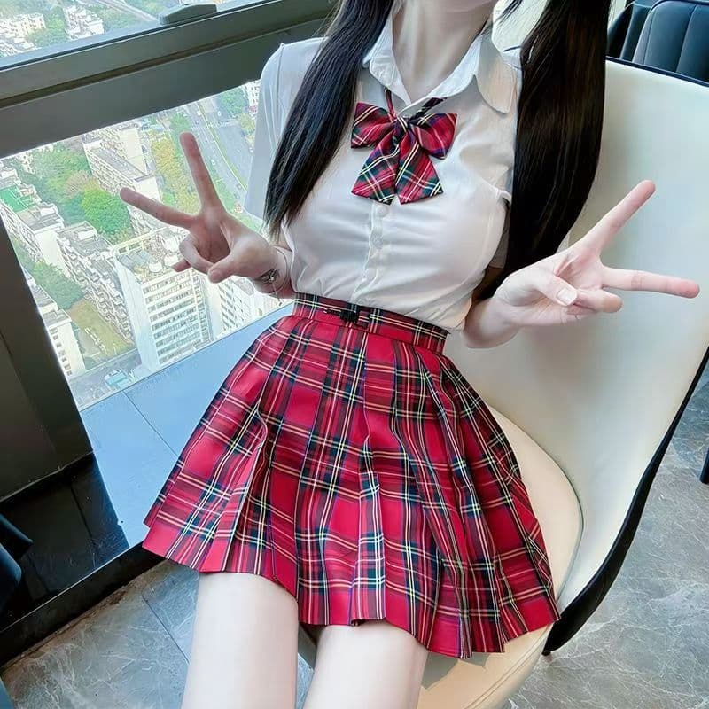 制服スカート 制服風プリーツスカート ミニ丈