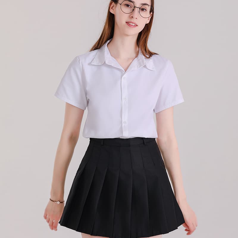 制服スカート 清楚なる整形プリーツスカート