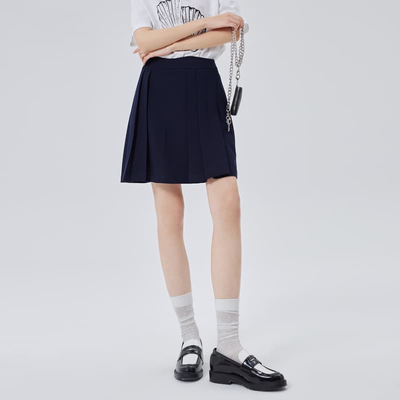制服スカート プリーツ制服巻きスカート