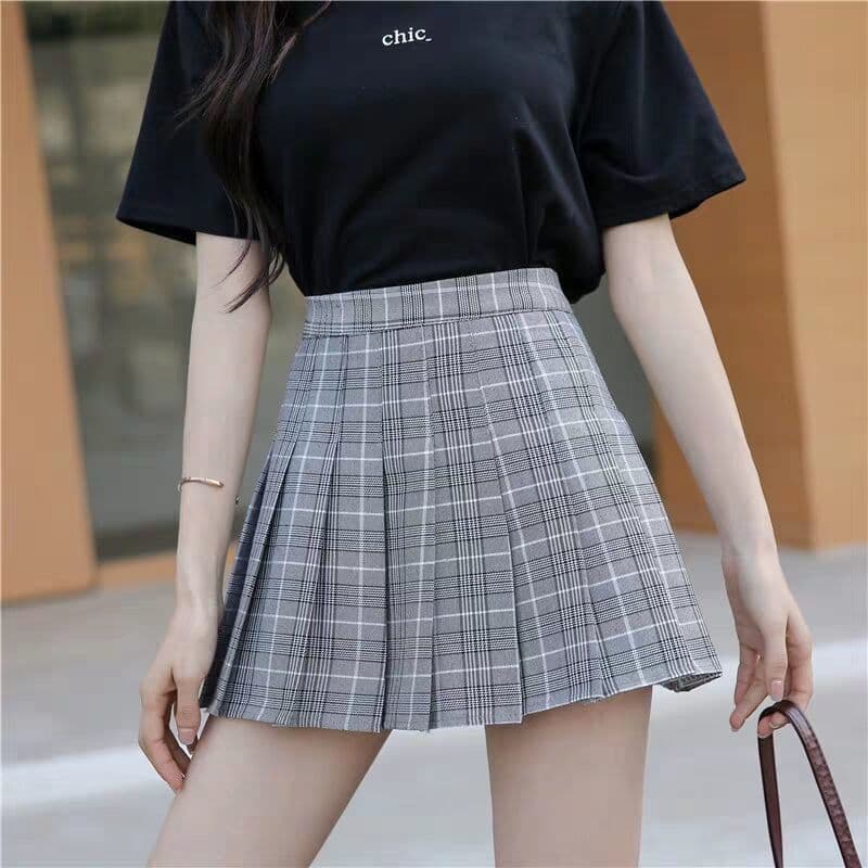 清楚プリーツ制服スカート