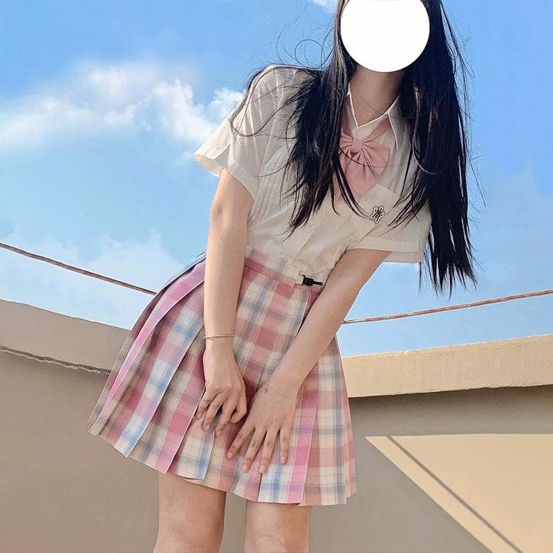 制服スカート かわいい学生プリーツスカート