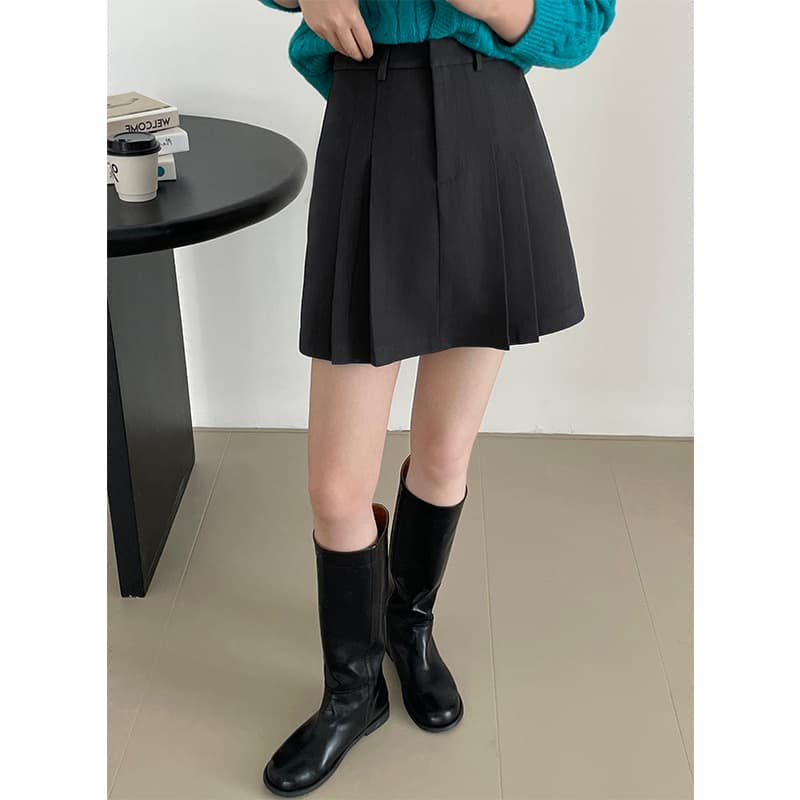 制服スカート 制服スカート プリーツ美シルエットキュロット