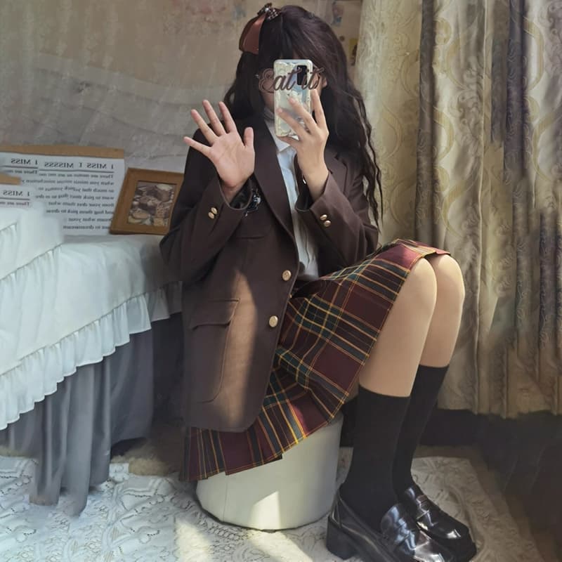 制服スカート 制服スカート 伝統的プリーツスカート