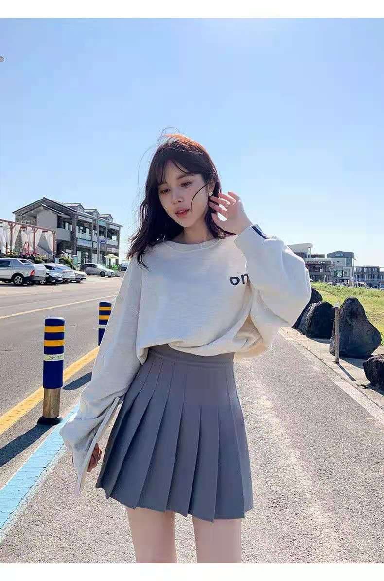 制服スカート 清楚な雰囲気の制服チェックプリーツスカート