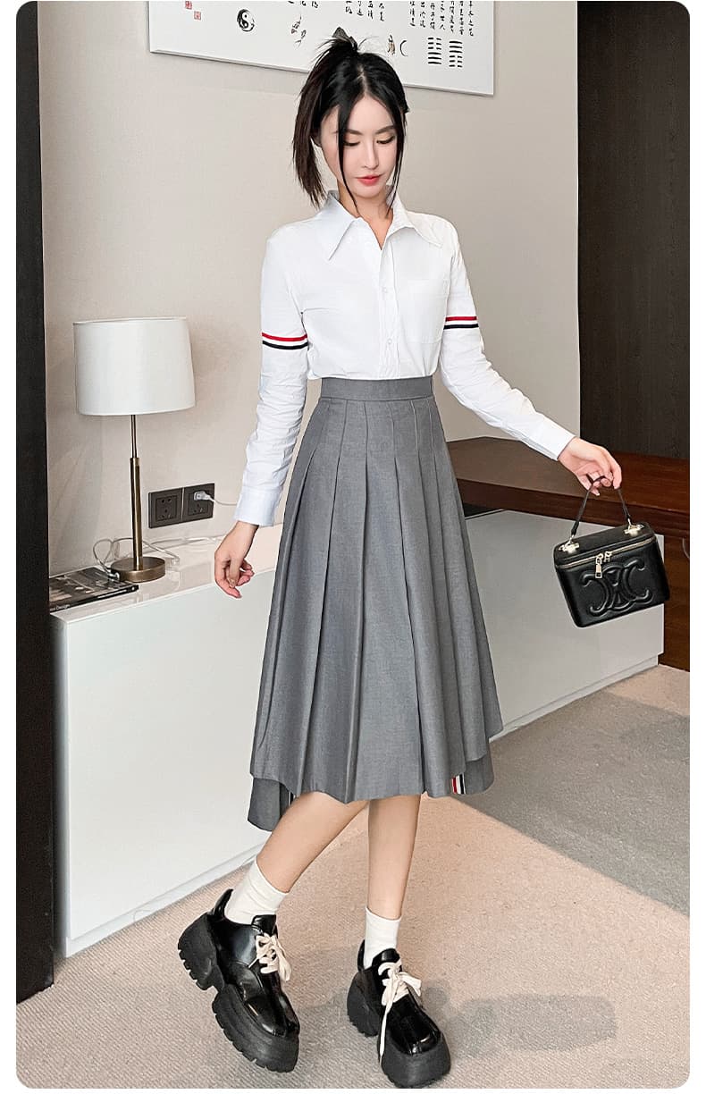 制服スカート エレガントプリーツ制服スカート