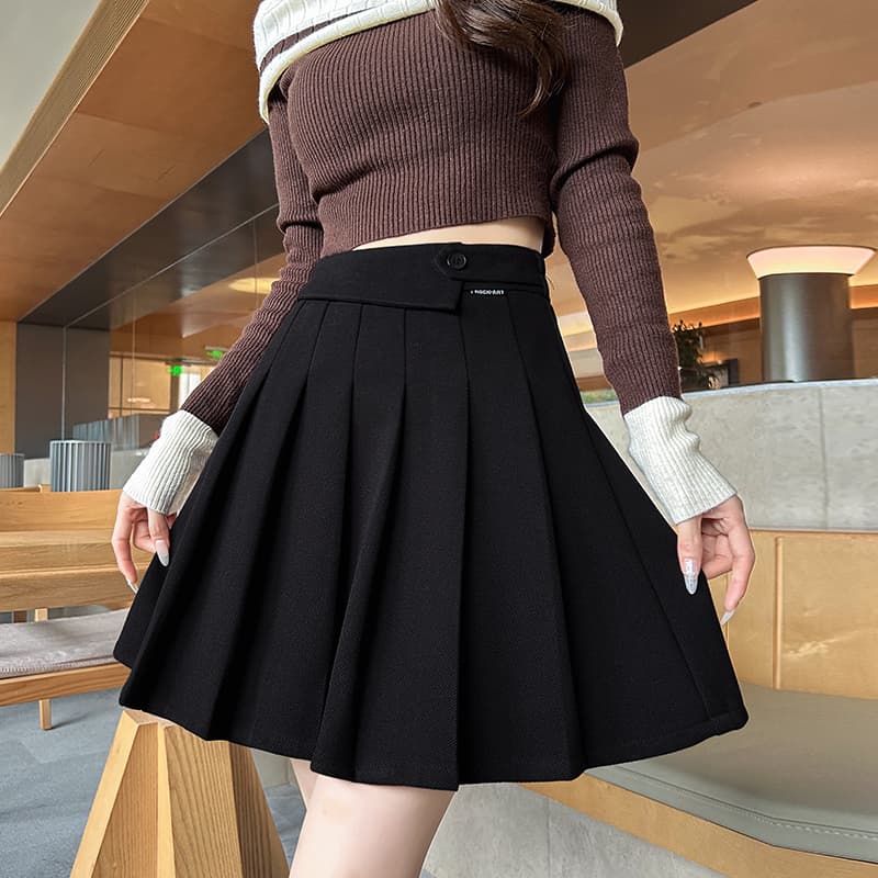 クラシック プリーツ制服スカート