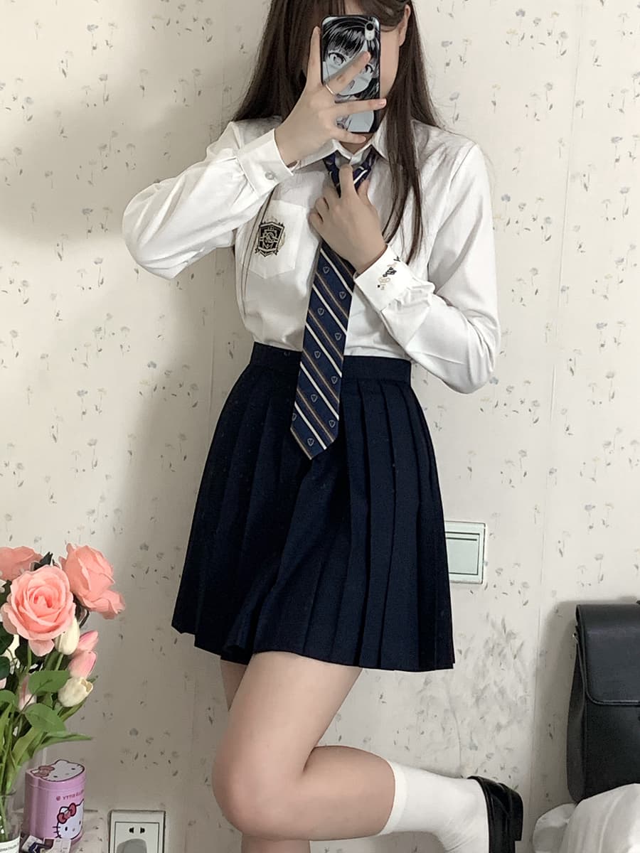 制服スカート 伝統プリーツ制服スカート