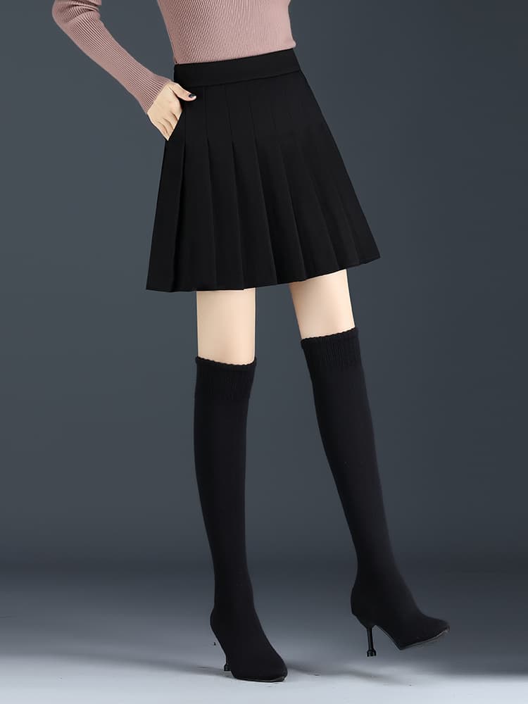 制服スカート 制服スカート プリーツ舞う快適キュロットスカート