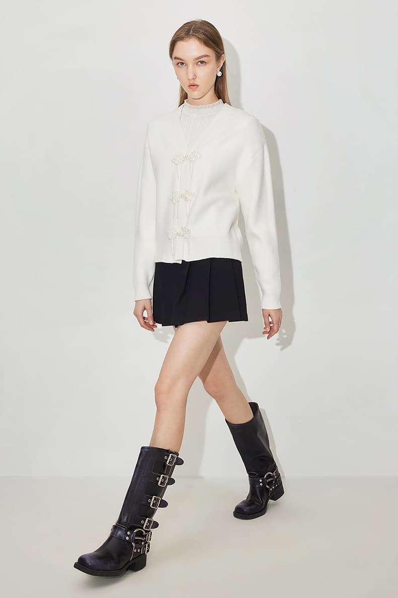 制服スカート プリーツ巻きミニスカート