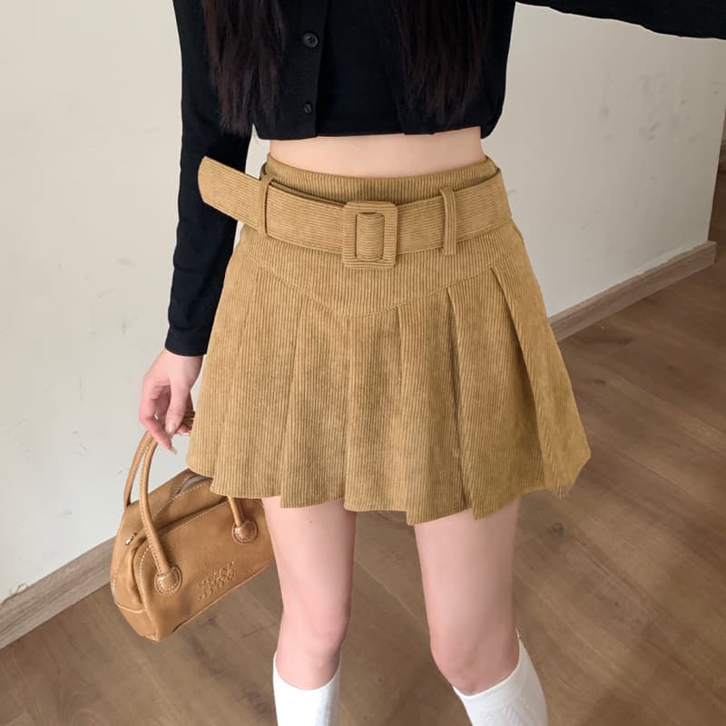 制服スカート プリーツ調制服ラップミニスカート