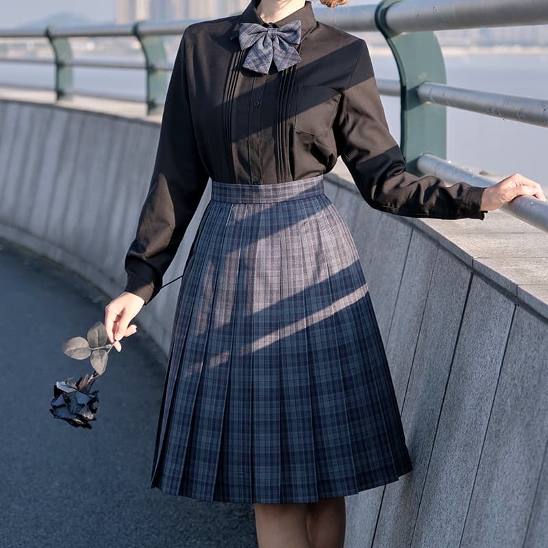 制服スカート 清楚な印象の学生プリーツスカート