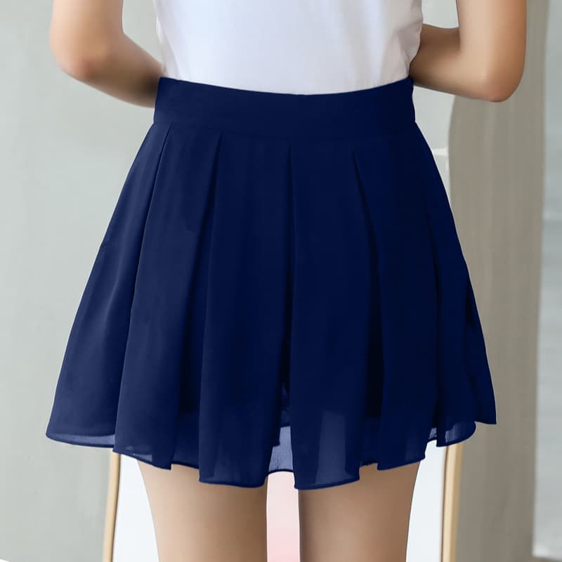 制服スカート 制服スカート 優美なプリーツ式キュロットスカート