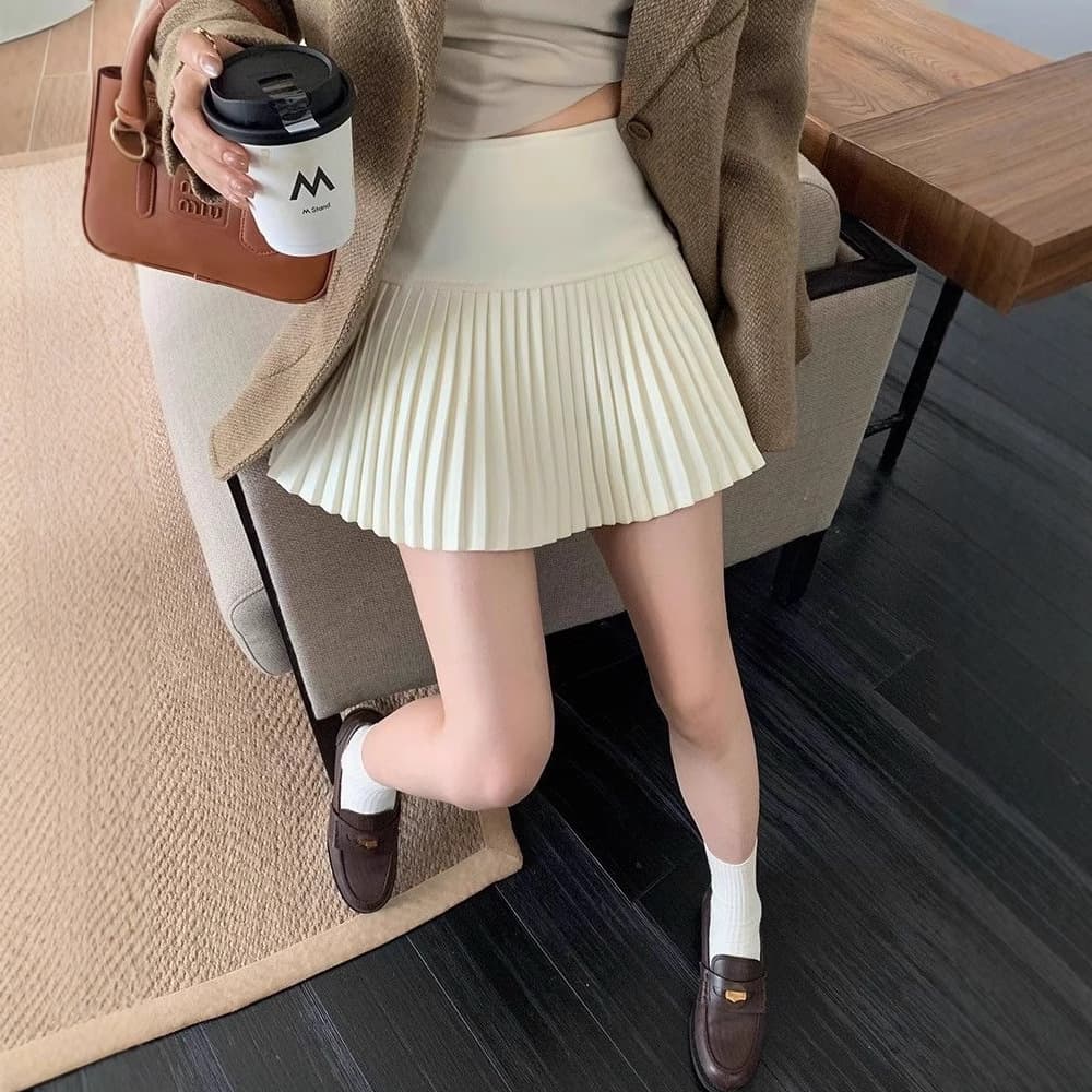 制服スカート プリーツ巻きスカート ミニ丈