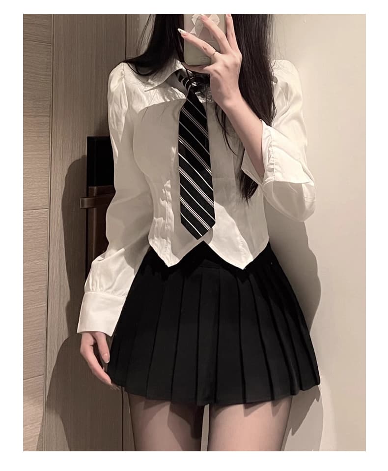 制服スカート 清楚感漂う学生プリーツスカート