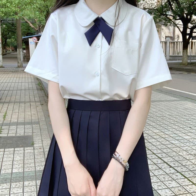 制服スカート シンプル美シルエット制服プリーツスカート