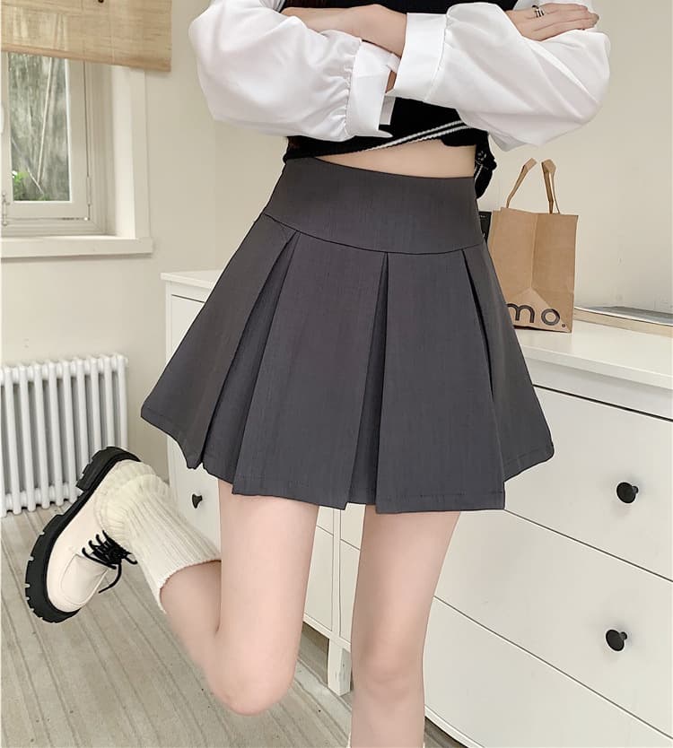 制服スカート ゆったり丈 制服プリーツスカート