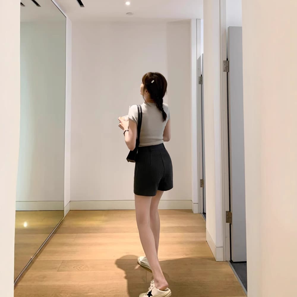 制服スカート 制服スカート シンプル美シルエット制服キュロット