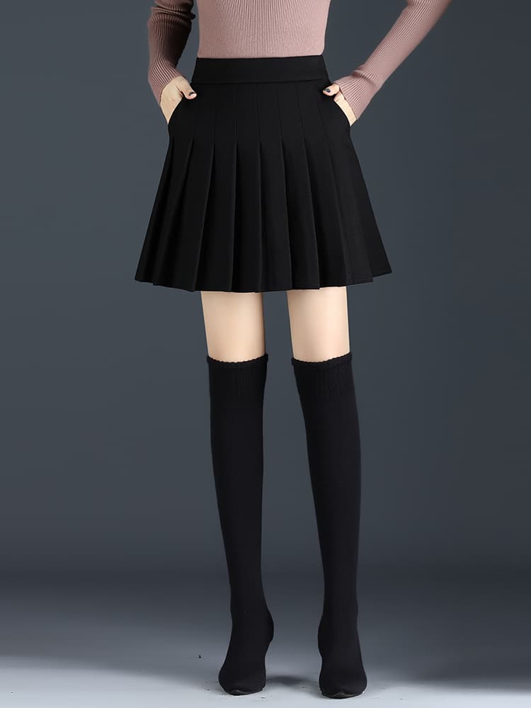 制服スカート 制服スカート プリーツ舞う快適キュロットスカート