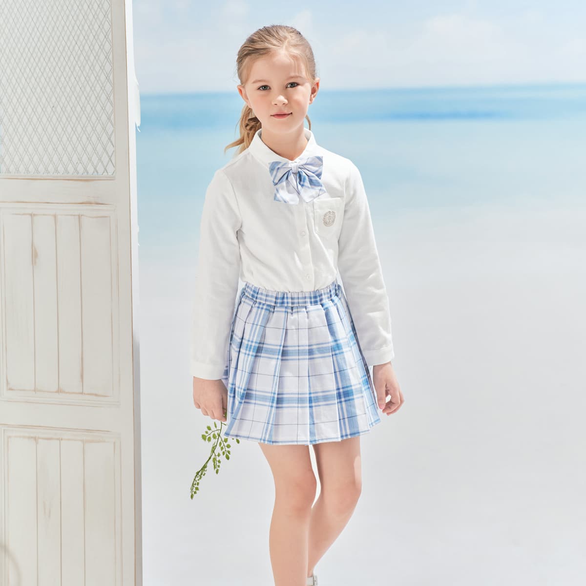 クラシカルプリーツ制服スカート