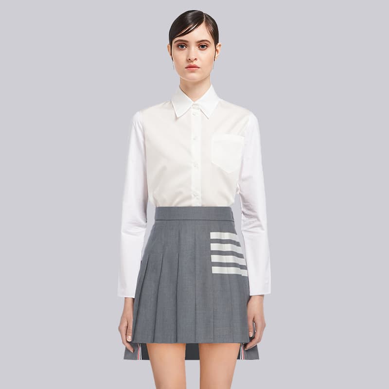 制服スカート シンプルデザイン制服プリーツスカート
