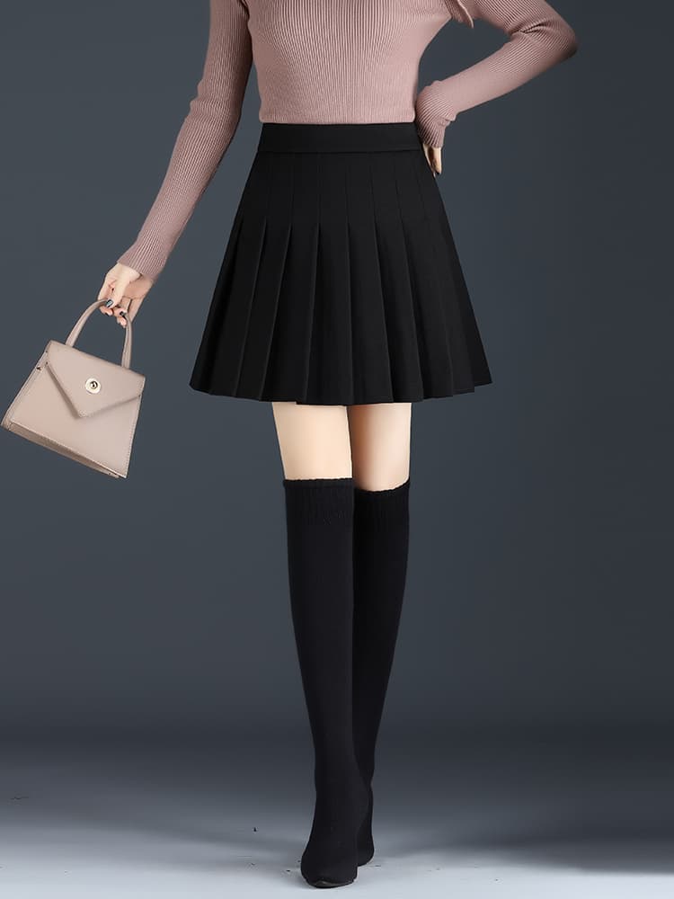 制服スカート 制服スカート プリーツ舞う快適キュロットスカート