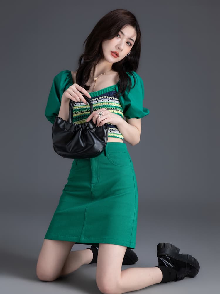 制服スカート 制服スカート シンプル台形ミニタイトスカート