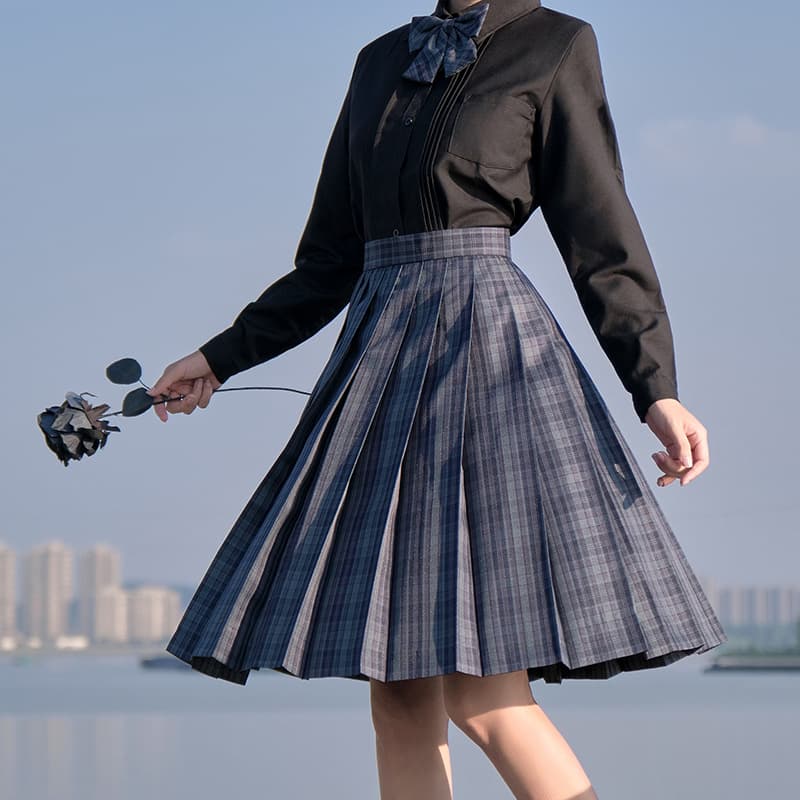 制服スカート 清楚な印象の学生プリーツスカート