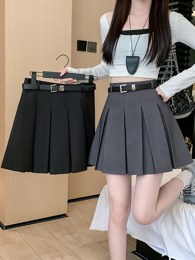 制服スカート 制服スカート クラシック整形プリーツスカート