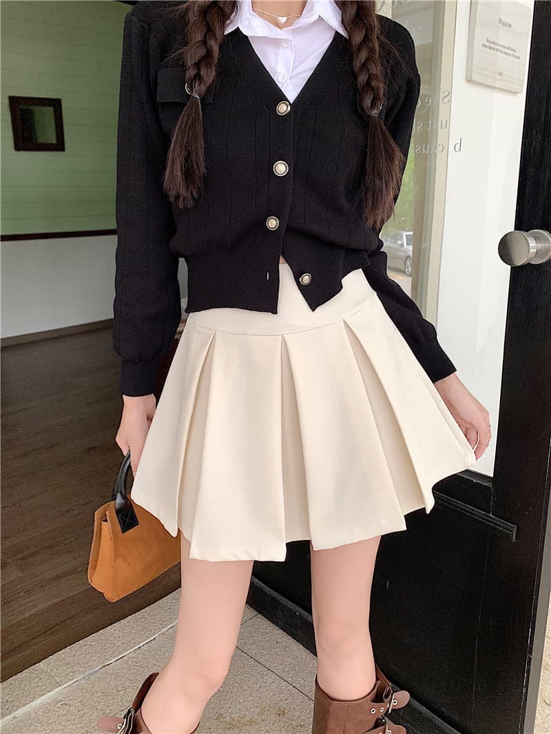 制服スカート ゆったり丈 制服プリーツスカート