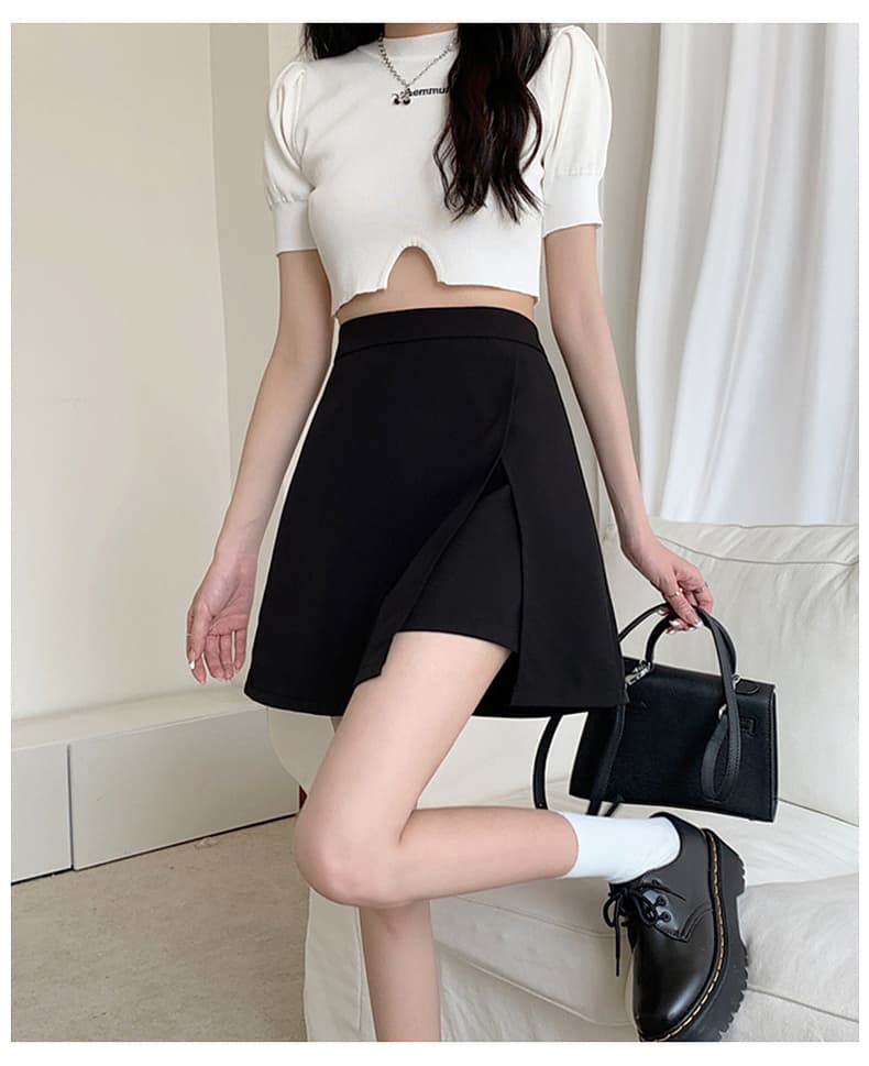 制服スカート 制服スカート アシンメトリーレイヤードキュロット