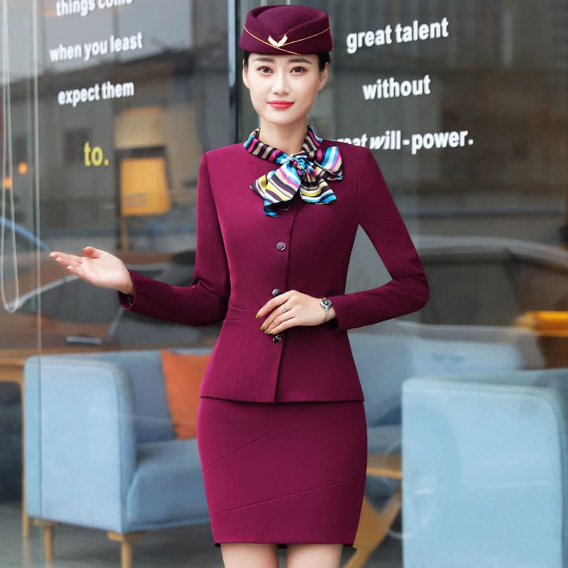スタイリッシュ エアライン制服スカート