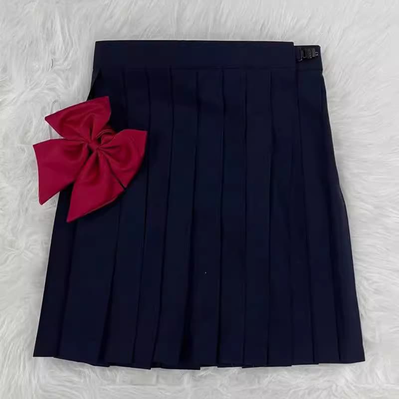 制服スカート 学生制服プリーツ巻きスカート